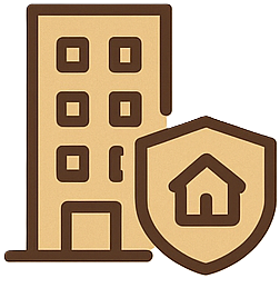 Ícone representando Administração de condomínios